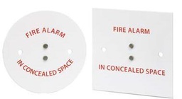 AS8201-00 (Round) <BR> AS8202-00 (Square)<BR>Addressable Remote Indicator Unit (Round)