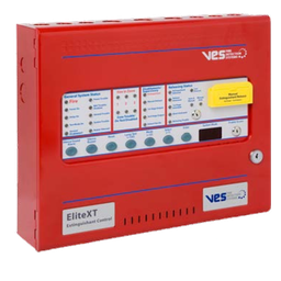Elite-XT<BR> Releasing Fire Control Panels– Red 230V